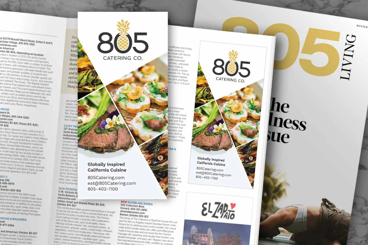 Graphic Design for 805 Catering