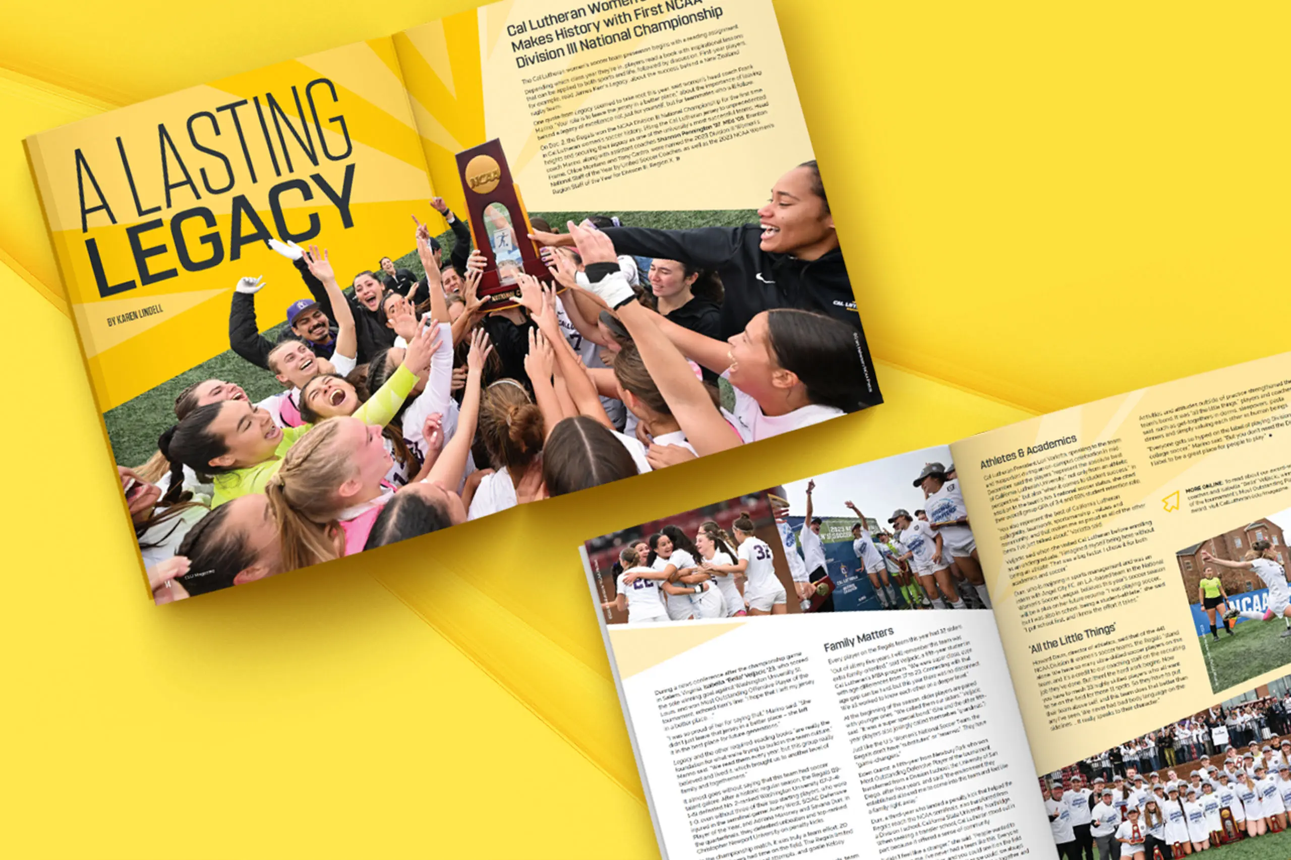 CLU Spring Magazine Design