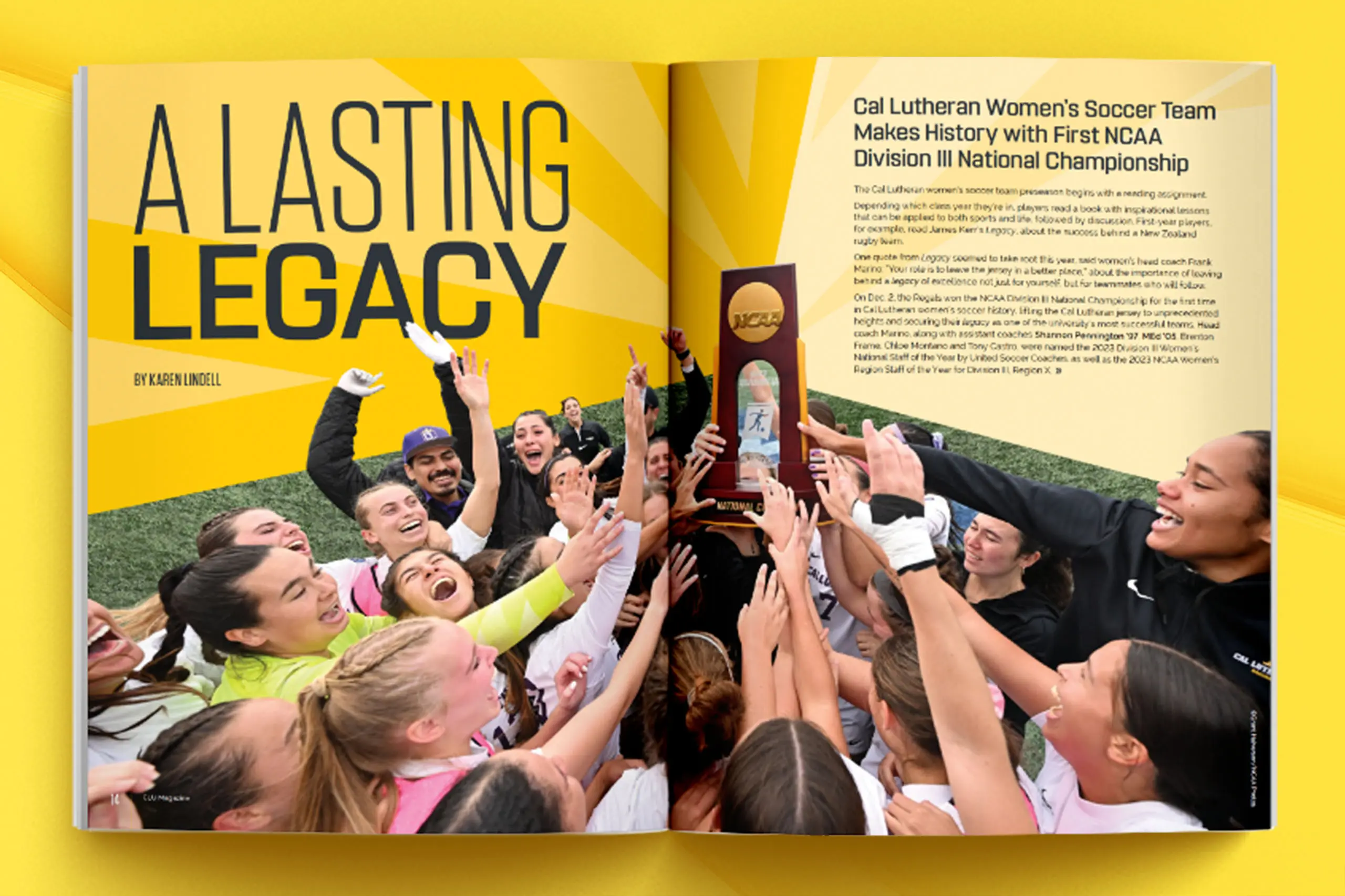 CLU Spring Magazine Design