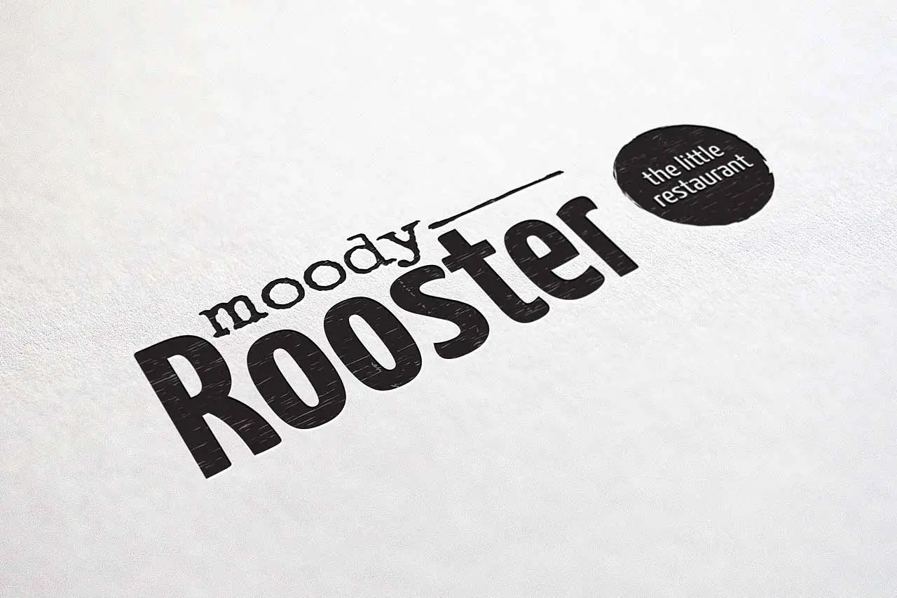 Graphic Design for Moody Rooster Restaurant