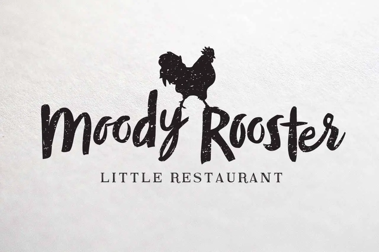 Graphic Design for Moody Rooster Restaurant