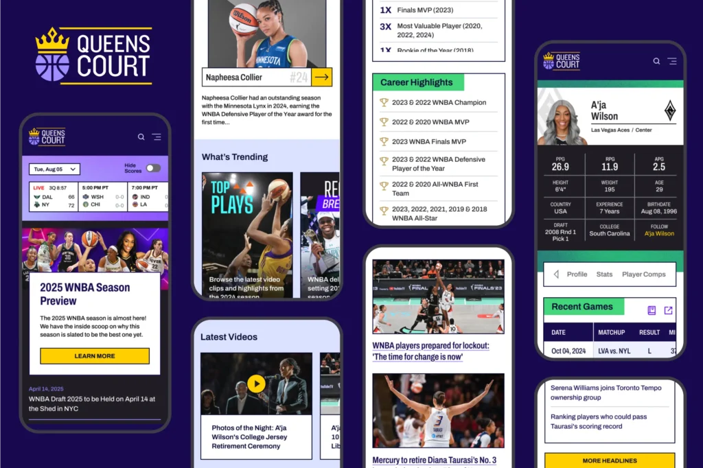 Queens Court Responsive Website Design