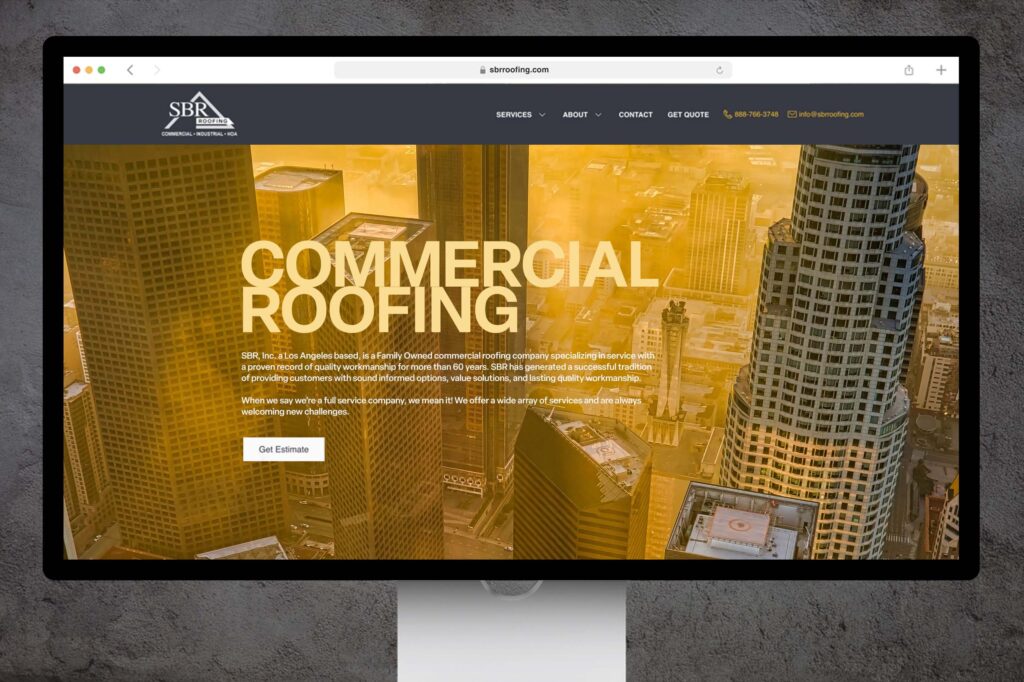 SBR Roofing Website
