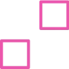 2 white squares and 2 pink squares